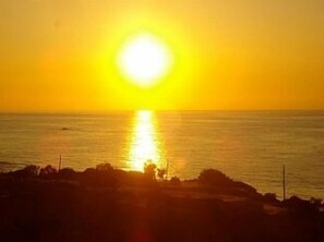 Sunset view from balcony