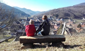 Vue sur le village de Saint-Martin