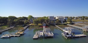 Fish, swim, kayak or just relax on our dock. Ours is the middle dock