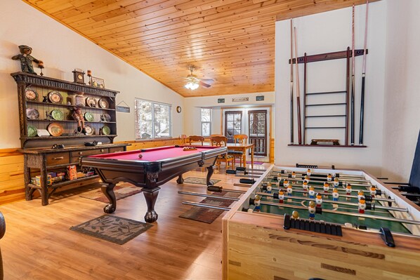 Pool Table and Foosball