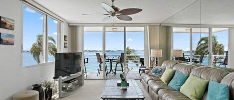 Living Room with Bay View