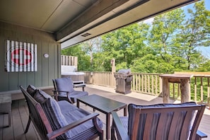 Furnished Deck | Gas Grill | Hot Tub | Mountain Views