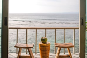 Blick vom Balkon