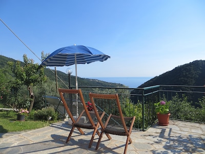 Sori House/Villa Sea View Garden WiFi near Portofino and Cinque Terre