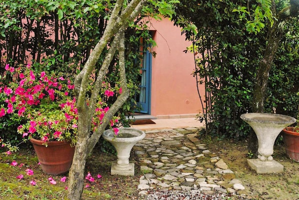 Entrance to the guest house