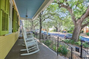 Watch the world go by from the front porch