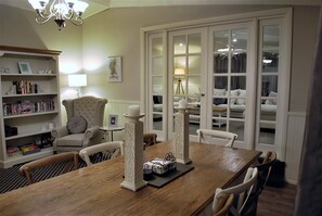 Lodge dining and sitting area
