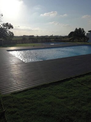Vue sur piscine