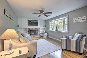 Classic Cape Cod architecture and nautical accents mark the interior.