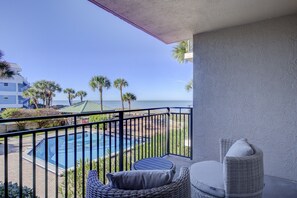 Perfect view from the balcony.