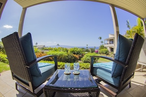 Amazing ocean views from lanai!