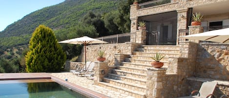 View of main house and pool