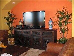 Living room entertainment center
