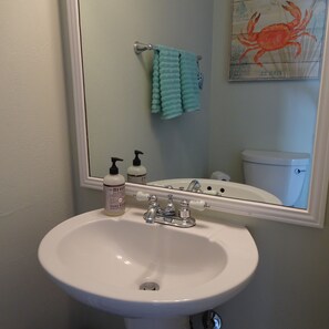 downstairs half bath