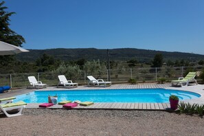 Piscine maison de vacances