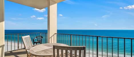 Private Balcony overlooking the Gulf
