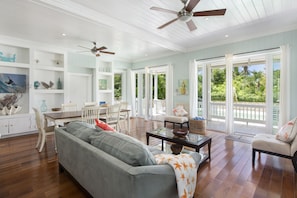 Great room overlooking the pool