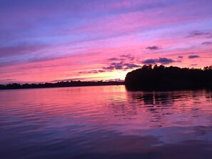 Incredible sunsets on Lake Hutchins