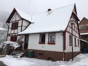 Das Ferienhaus im Winter