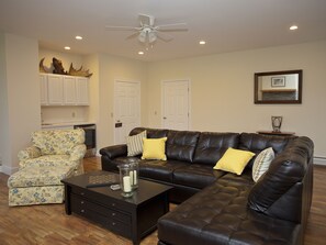 Family Room with Wet Bar