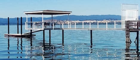 Our Dock and Sitting area
