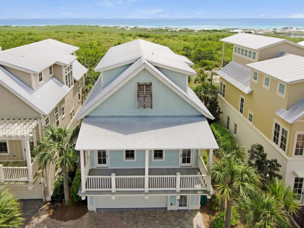 Panoramic Views of the Gulf from this 3 floor Ocean Retreat, 2 car garage
