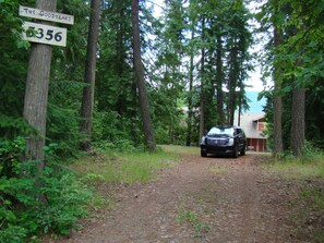 Entrance from the road