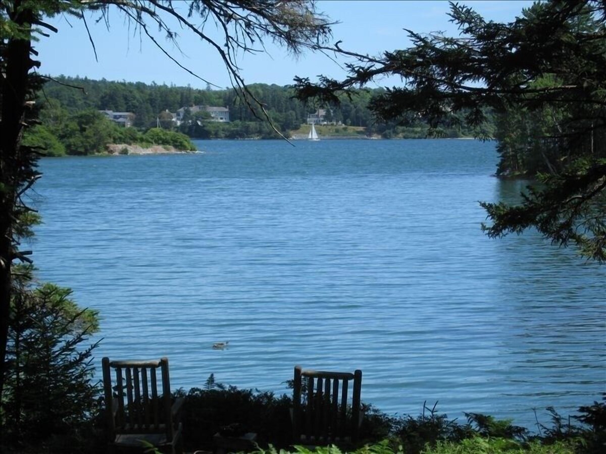 Unique Cove Side Cabin on Somes Sound Next to Babbling Brook