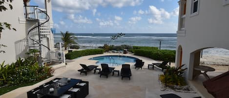 The Courtyard at Crescent Beach - Sand and Sky (left) and House (right)