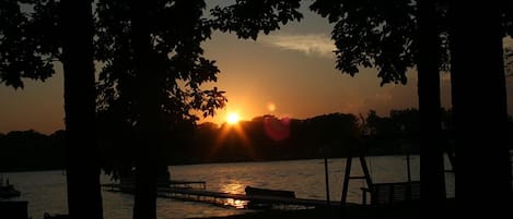 Sunset from the patio