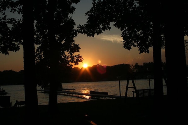 Sunset from the patio