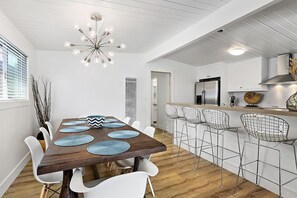 Dining Area...6 chairs, 4 barstools!