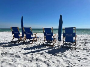 COMPLIMENTARY CHAiRS/UMBRELLA (1 SET) - COMPLIMENTARY BEACH CHAIRS/UMBRELLA (1 SET)