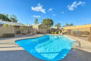 The vacation rental's community features a pool!