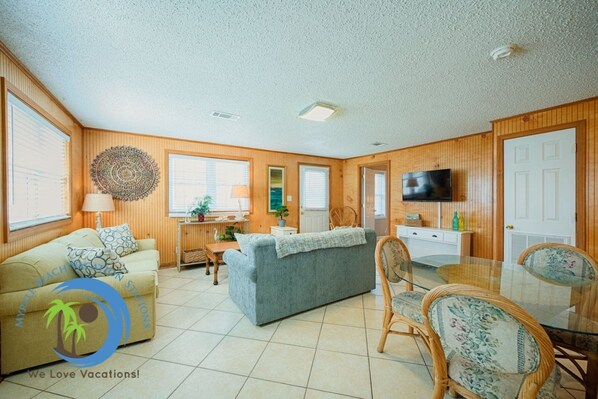 Living Room and Dining Area