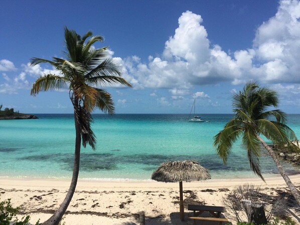 Rainbow Beach, steps from Key Lime house.
