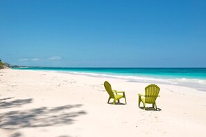 Our mile-long deserted pink sand beach