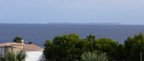 Blick von der oberen Dachterrasse