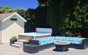 New custom cushions and new luxury hot tubs with extra jets!