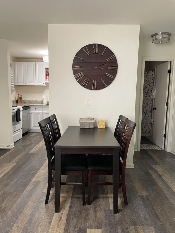 Table with four chairs
