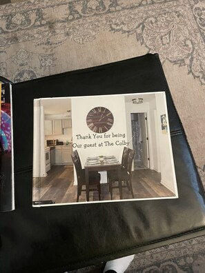Welcome Guide gives guests extra notes to make their stay smooth & comfortable.