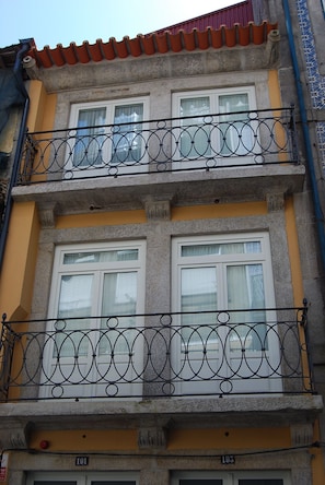 Overnatningsstedets facade