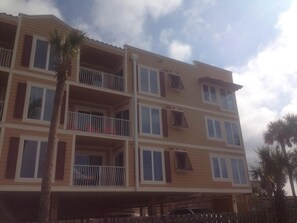 Unit is the top terrace facing south with great views of the ocean and beach