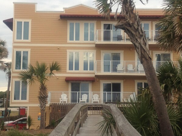 Private boardwalk to the beach