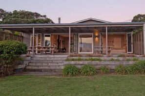The house at dusk