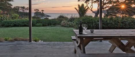 Sunset from the front deck