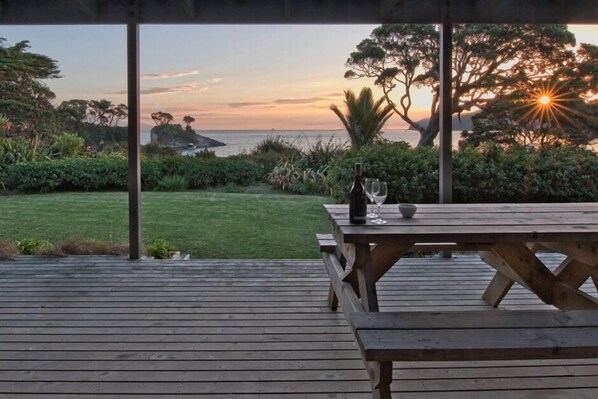Sunset from the front deck