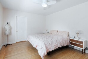 Master Bedroom - King bed with adjustable base.