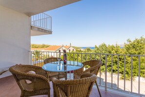 Balcony with sea view