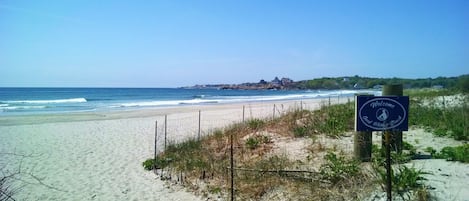 Entrance to Good Harbor Beach just down the street!